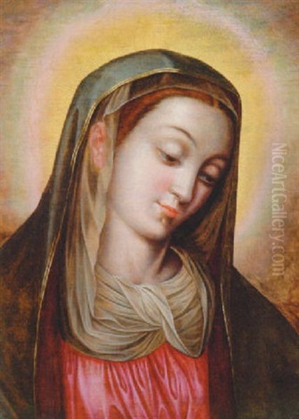 The Madonna Oil Painting by Jacob Adriaensz de Backer