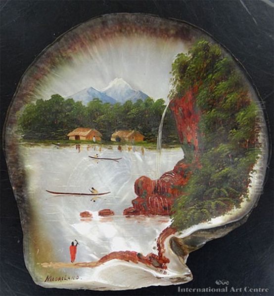 Maoriland Oil Painting by John Philemon Backhouse