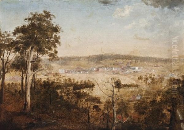 View Of Goulburn Oil Painting by Joseph Backler