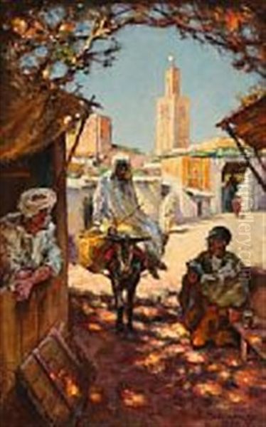 View From A North African City by Hugo Backmansson