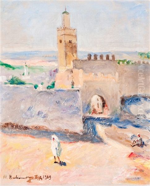 From Tangier Oil Painting by Hugo Backmansson