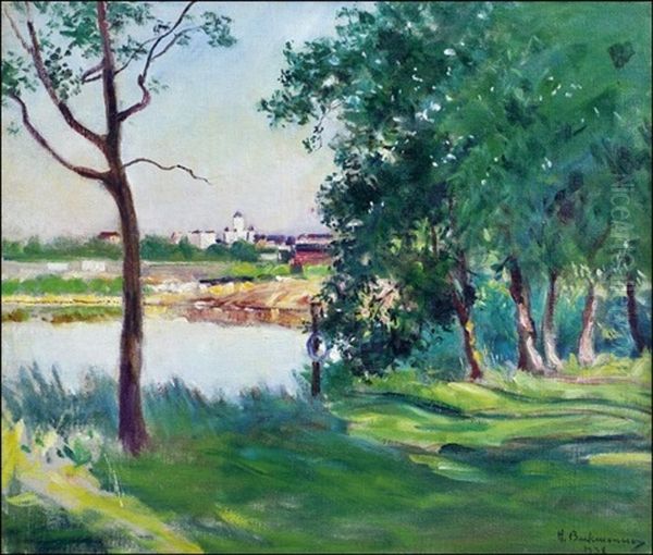 Toolonlahdelta Oil Painting by Hugo Backmansson