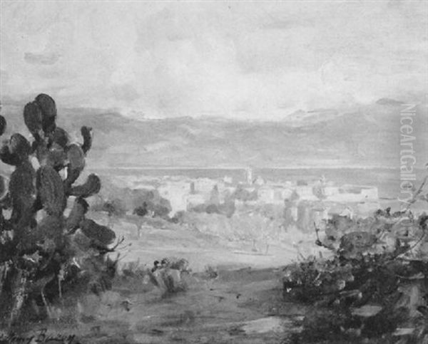 Ajaccio, Corse Oil Painting by Henry Bacon