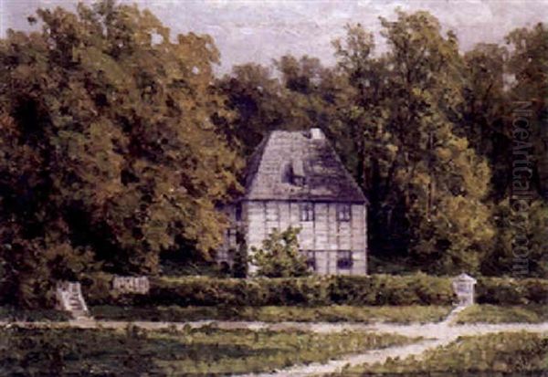 Blick Auf Goethes Gartenhaus by Margarete Von Baczko