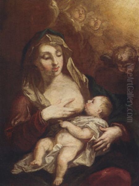 The Madonna And Child Oil Painting by Sisto Badalocchio