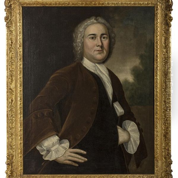 Portrait Of Dr. John Greenleaf Of Boston Oil Painting by Joseph Badger