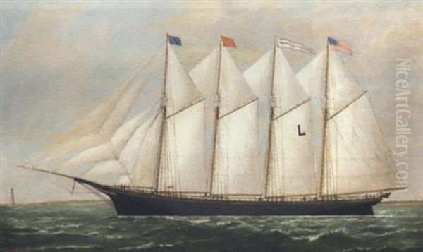 The Four-masted Schooner 