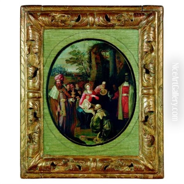 L'adoration Des Mages Oil Painting by Cornelis de Baellieur the Elder