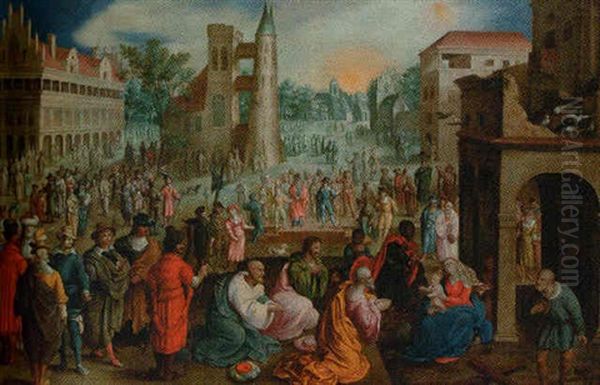 The Adoration Of The Magi Oil Painting by Cornelis de Baellieur the Elder