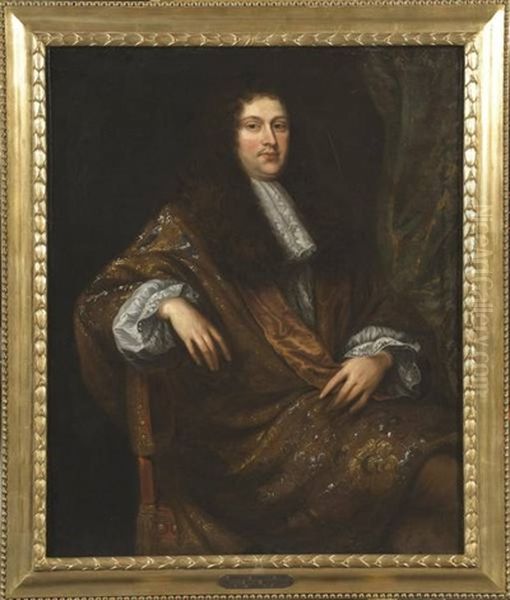 Portrait D'un Seigneur De La Guedre Oil Painting by Jan de Baen