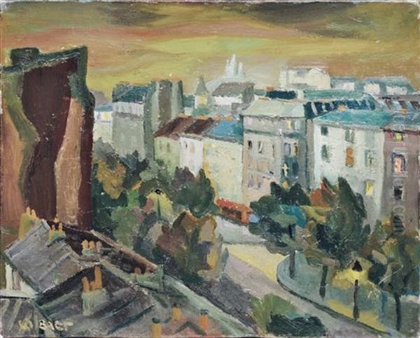 Berlin Oil Painting by Oswald Baer