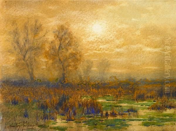 Twilight Oil Painting by Charles Partridge Adams