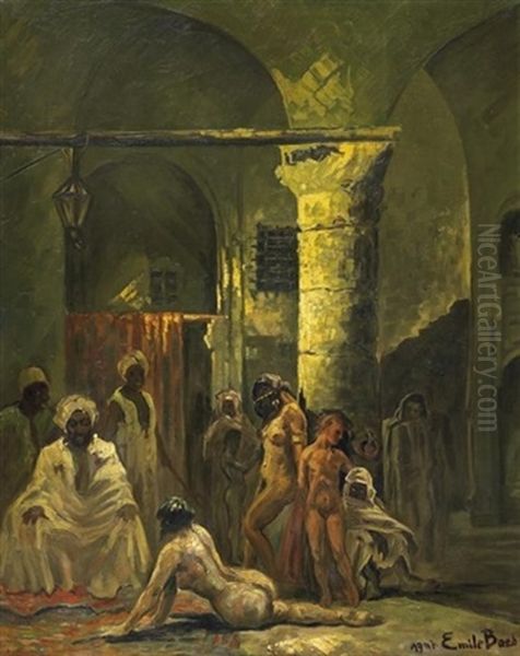 Im Harem Oil Painting by Emile Baes