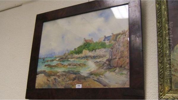 Cotebretonne Oil Painting by Clement Adams