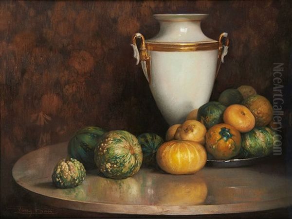 Les Courges Oil Painting by Firmin Baes