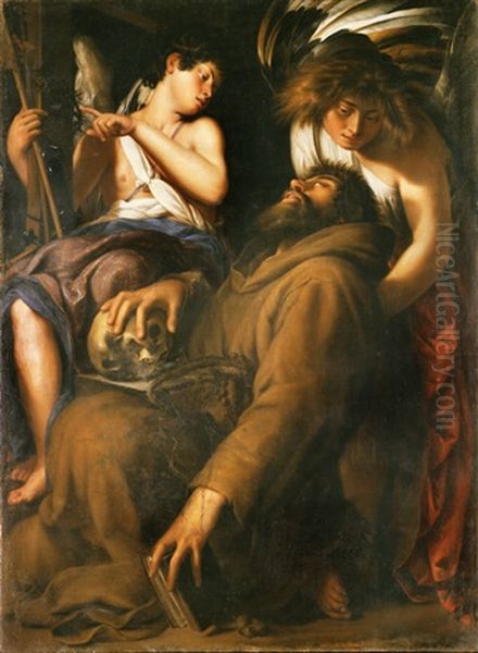 Estasi Di San Francesco Oil Painting by Cavaliere Giovanni Baglione