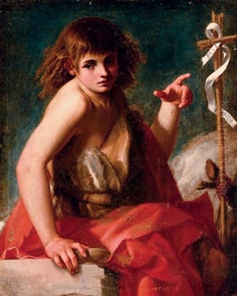 Saint John The Baptist Oil Painting by Cavaliere Giovanni Baglione