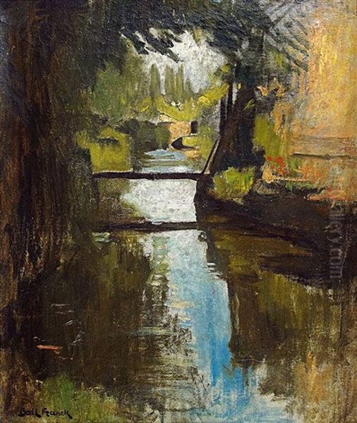 Riviere Paisible Oil Painting by Franck Antoine Bail