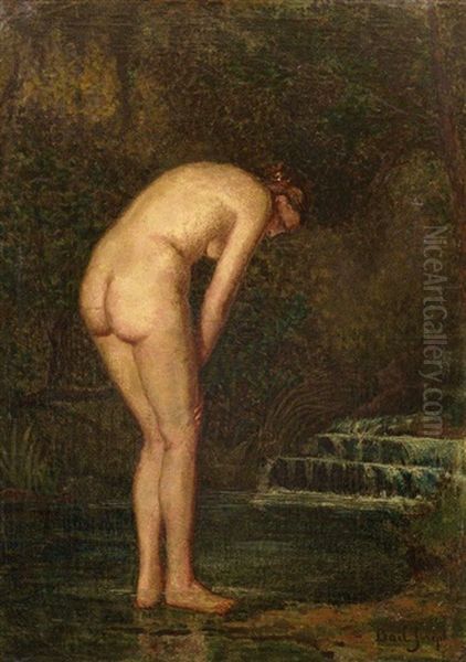 Baigneuse A La Source by Joseph Bail