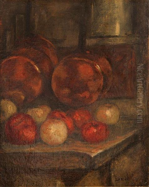 Nature Morte Aux Fruits Oil Painting by Joseph Bail