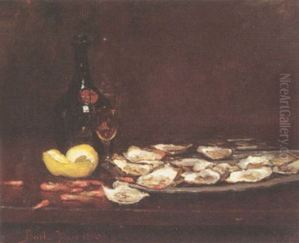 Still Life With Oysters by Joseph Bail