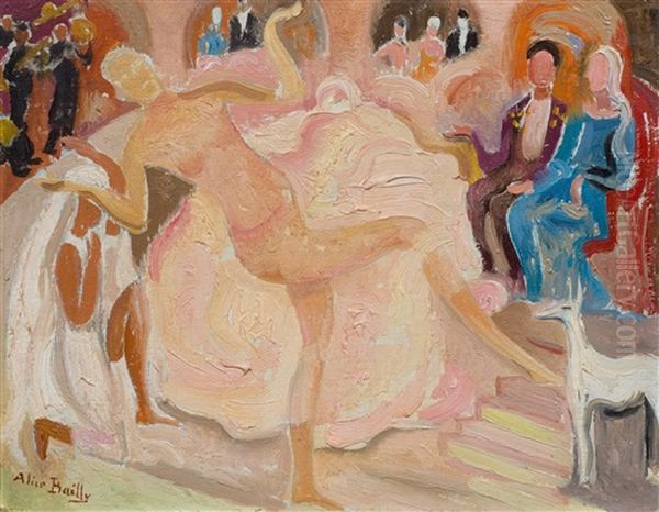 La Danseuse Au Palais Oil Painting by Alice Bailly