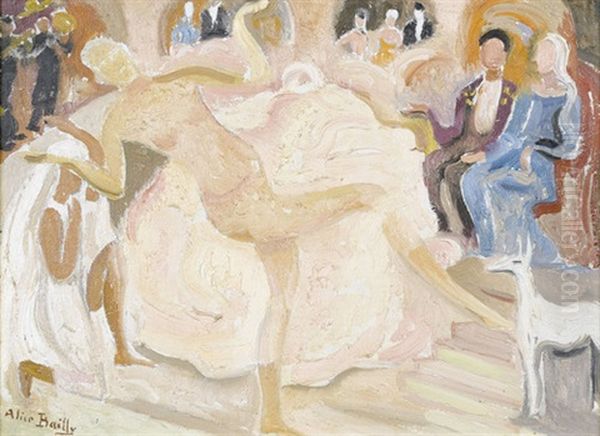 Studie Zu La Danseuse Au Palais Oil Painting by Alice Bailly