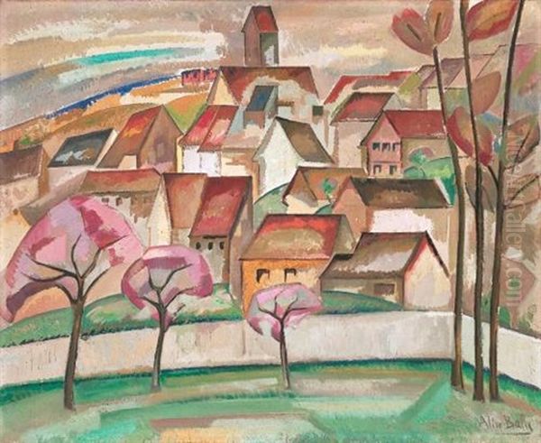 Le Village Oil Painting by Alice Bailly