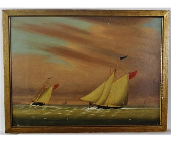 Seascape Oil Painting by Henry Baines