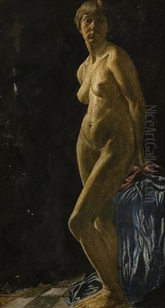 Nude Oil Painting by Edward McEwan Baird