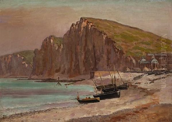 Coastal Scenes (2 Works) Oil Painting by William Baptiste Baird