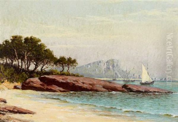 Le Cap D'agay Oil Painting by William Baptiste Baird