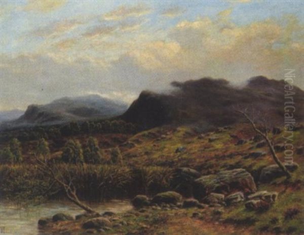 Landschaft Mit Bachufer Oil Painting by William Baptiste Baird