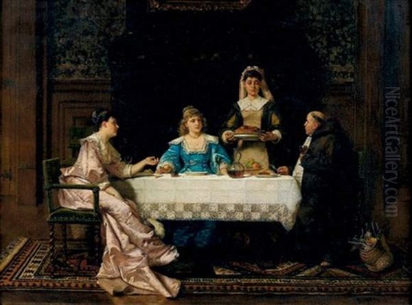 Le Diner Avec Le Moine by Stephan Wladislawowitsch Bakalowicz