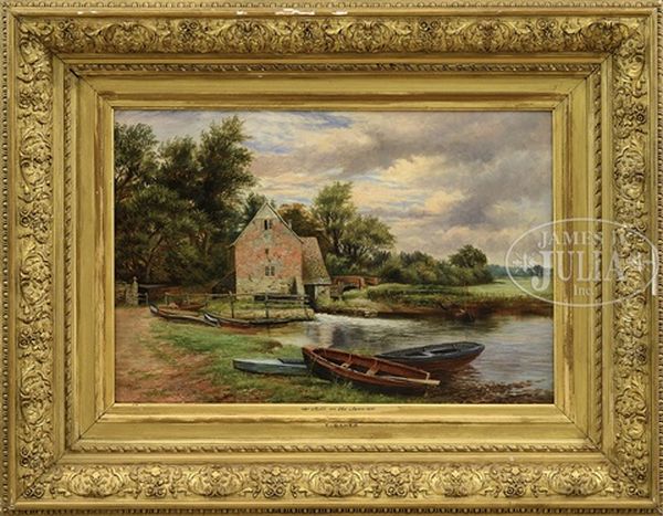 Mill On The Avon Oil Painting by Thomas Baker