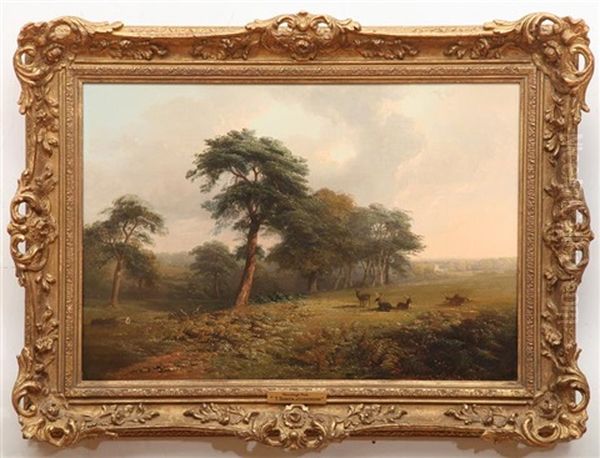 Stoneleigh Park Oil Painting by Thomas Baker