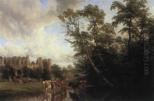 Kenilworth Castle Oil Painting by Thomas Baker