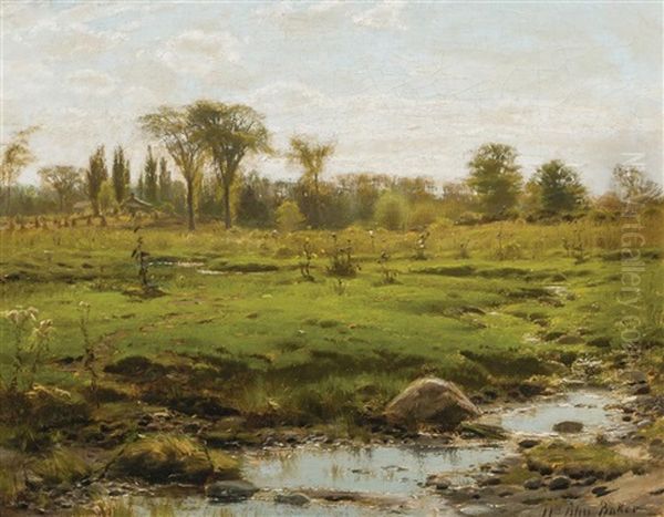 Early Summer Oil Painting by William Bliss Baker