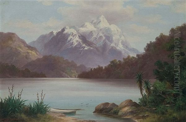 Cosmos Peak Oil Painting by William George Baker