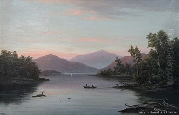 Lake Moana Oil Painting by William George Baker