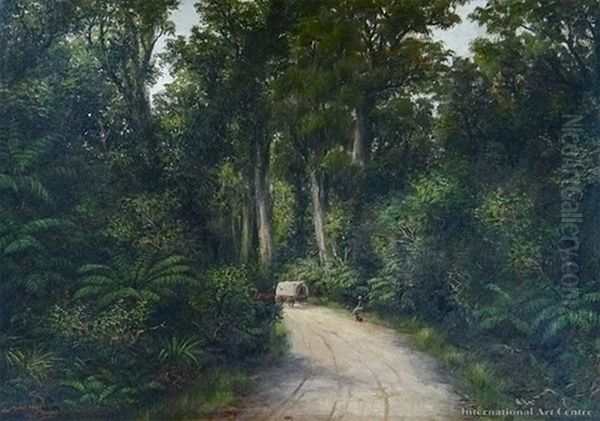 West Coast Road Oil Painting by William George Baker