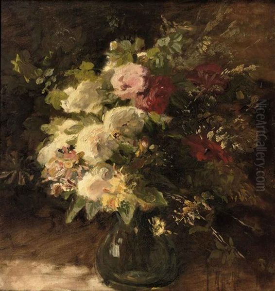 Summer Flowers Oil Painting by Gerardina Jacoba van de Sande Bakhuyzen