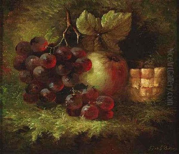 Fruchtestilleben Oil Painting by Gerardina Jacoba van de Sande Bakhuyzen