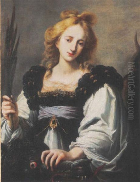 Sainte Marguerite Oil Painting by Mario Balassi