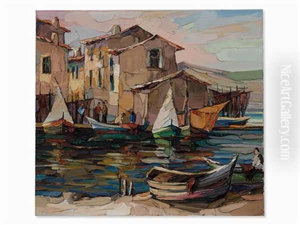 St. Tropez Oil Painting by Robert Balcke