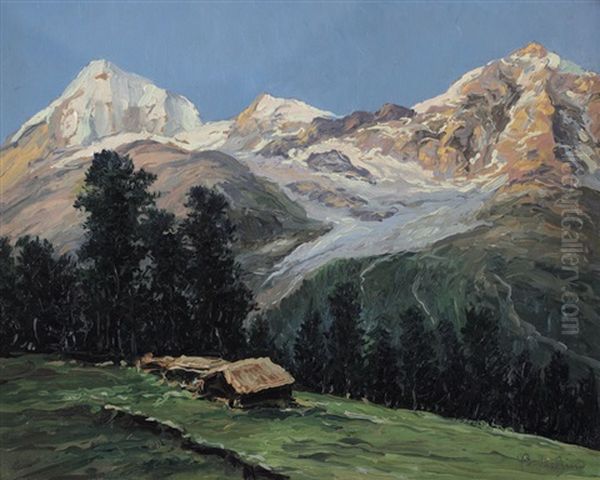 Baita In Montagna by Guglielmo Baldassini