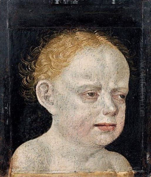 Tete D'enfant Oil Painting by Hans Baldung