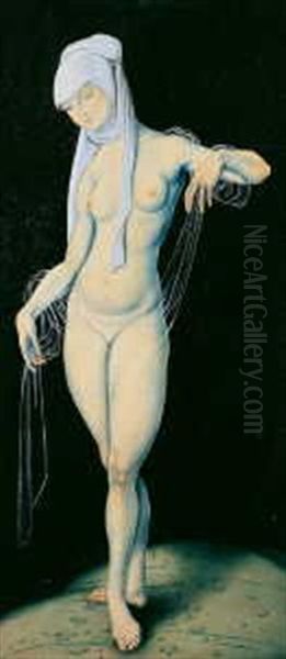 Stehende Venus Oil Painting by Hans Baldung