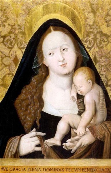 Maria Mit Dem Kind Oil Painting by Hans Baldung