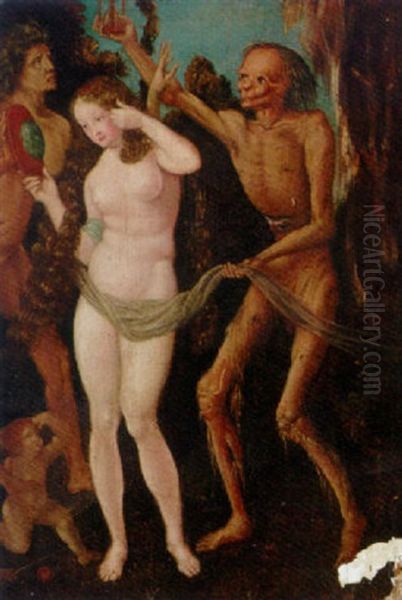 Death And The Virgin by Hans Baldung